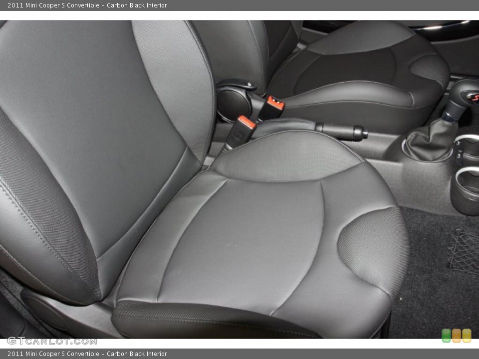 Carbon Black Interior Photo for the 2011 Mini Cooper S Convertible #46973625