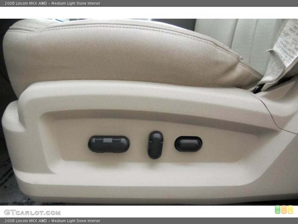 Medium Light Stone Interior Controls for the 2008 Lincoln MKX AWD #46974255