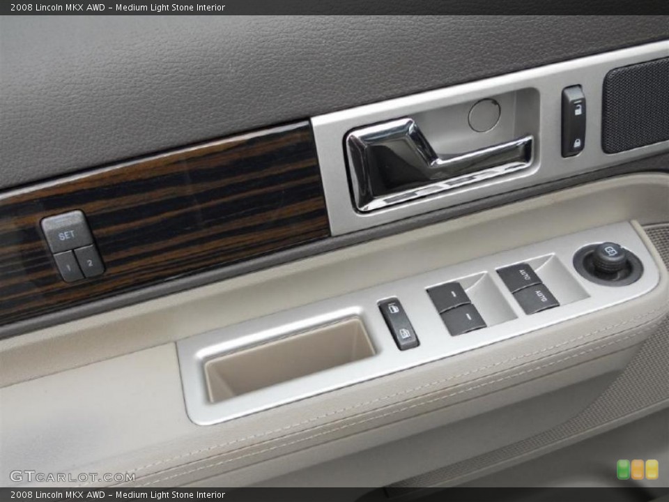 Medium Light Stone Interior Controls for the 2008 Lincoln MKX AWD #46974294