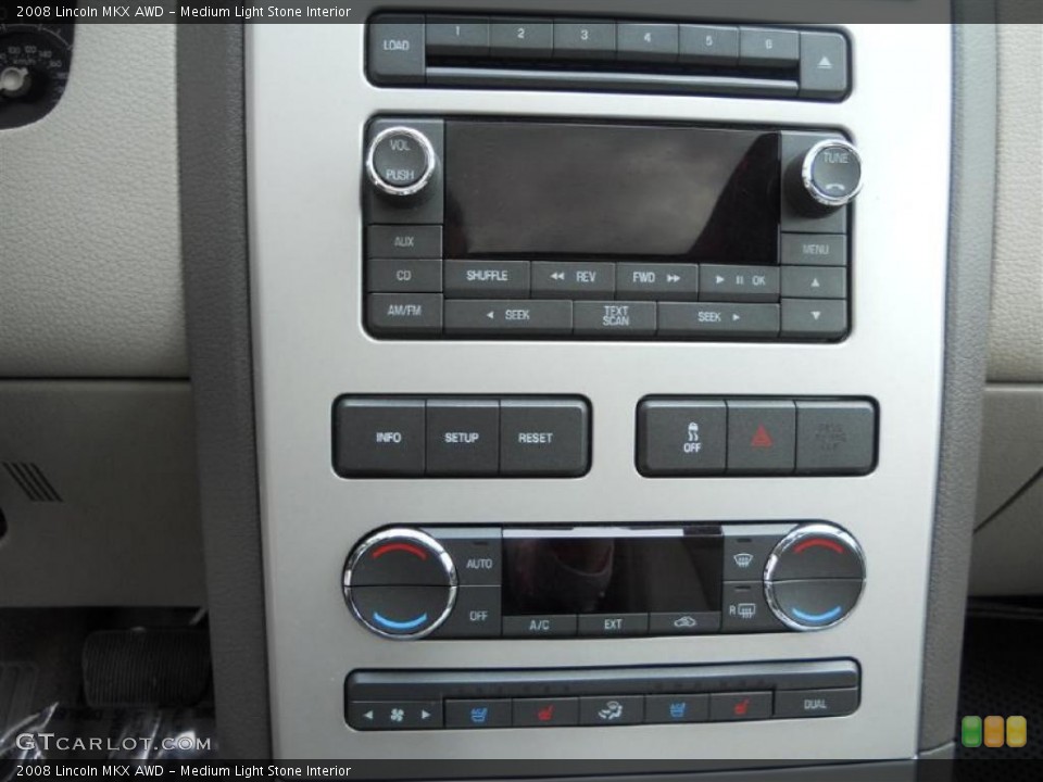 Medium Light Stone Interior Controls for the 2008 Lincoln MKX AWD #46974438