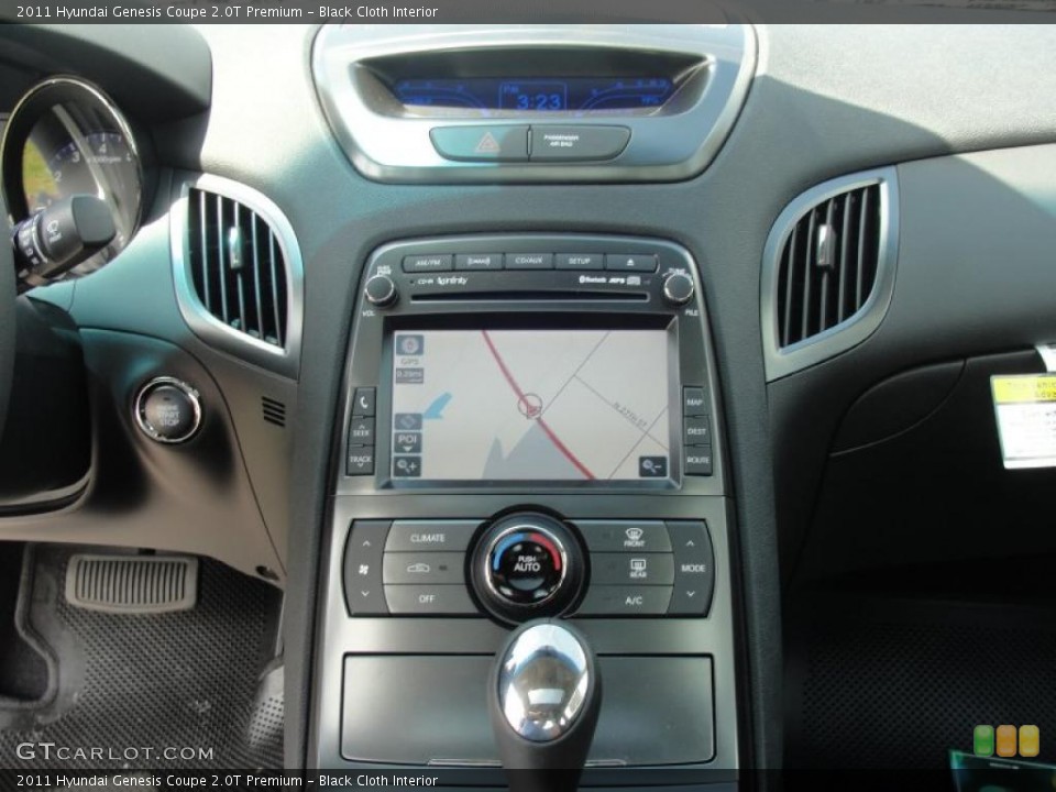 Black Cloth Interior Navigation for the 2011 Hyundai Genesis Coupe 2.0T Premium #46974681