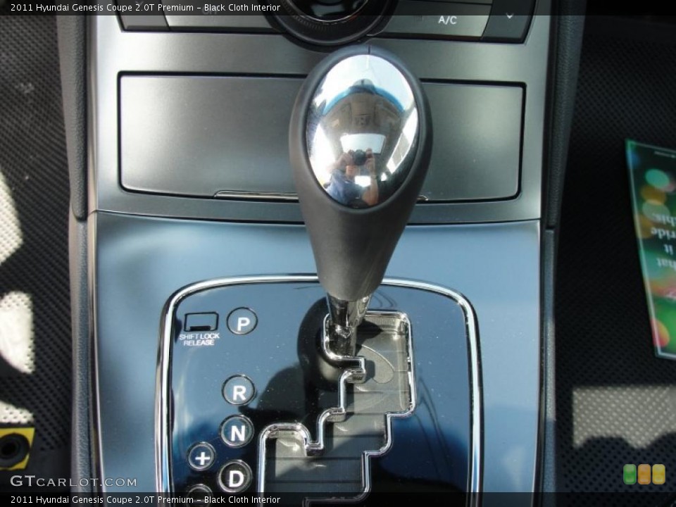 Black Cloth Interior Transmission for the 2011 Hyundai Genesis Coupe 2.0T Premium #46974738