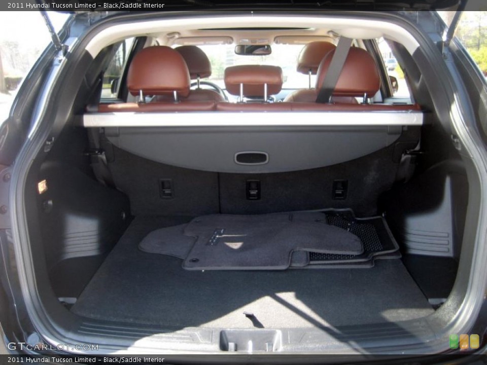 Black/Saddle Interior Trunk for the 2011 Hyundai Tucson Limited #46976256
