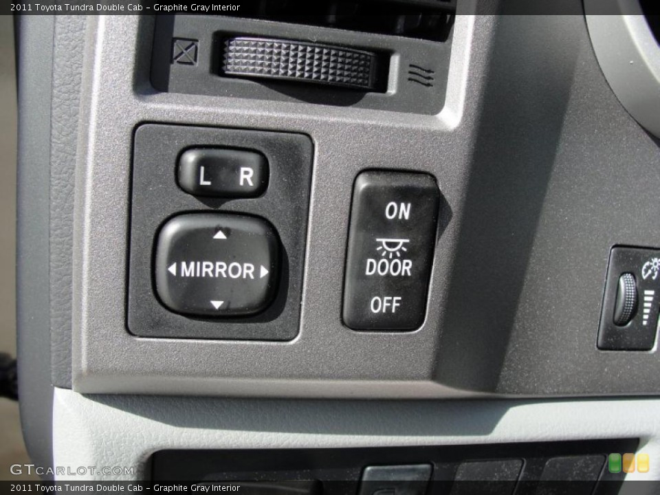Graphite Gray Interior Controls for the 2011 Toyota Tundra Double Cab #46976451