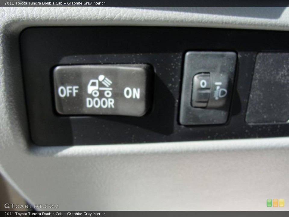 Graphite Gray Interior Controls for the 2011 Toyota Tundra Double Cab #46976469