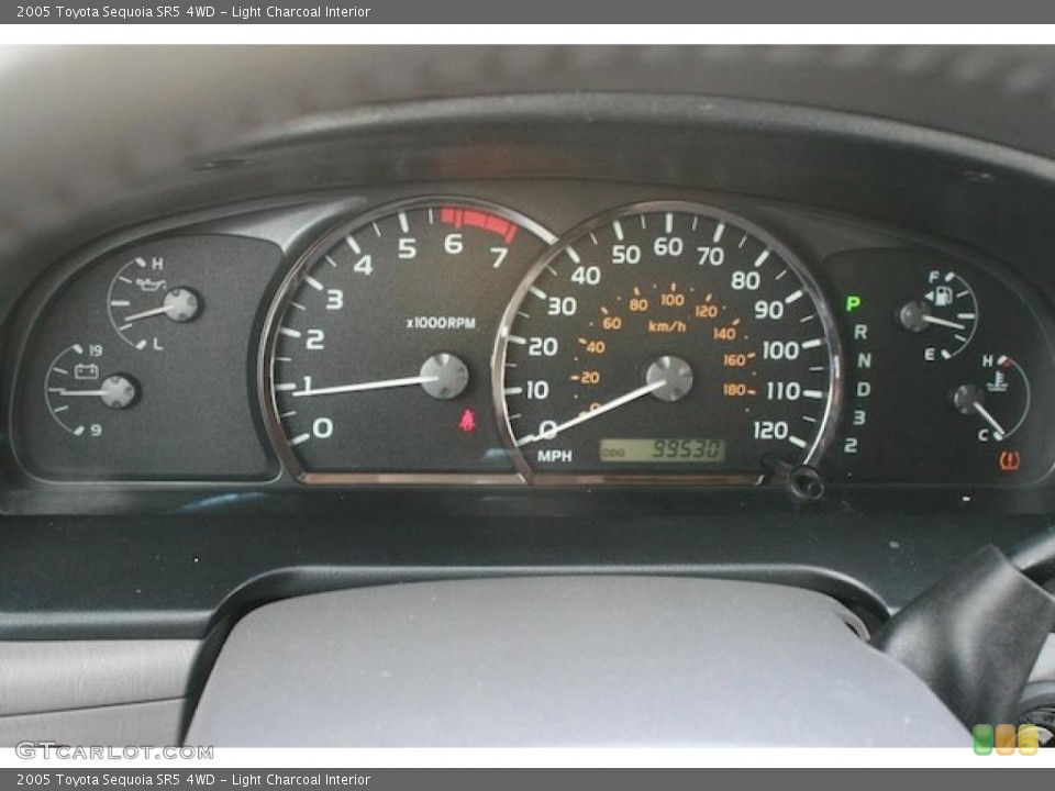 Light Charcoal Interior Gauges for the 2005 Toyota Sequoia SR5 4WD #46976541