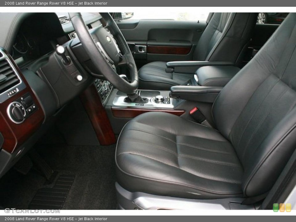 Jet Black Interior Photo for the 2008 Land Rover Range Rover V8 HSE #46976742