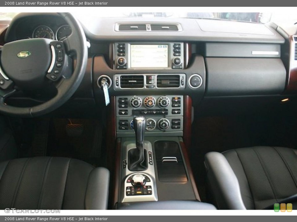 Jet Black Interior Dashboard for the 2008 Land Rover Range Rover V8 HSE #46976772