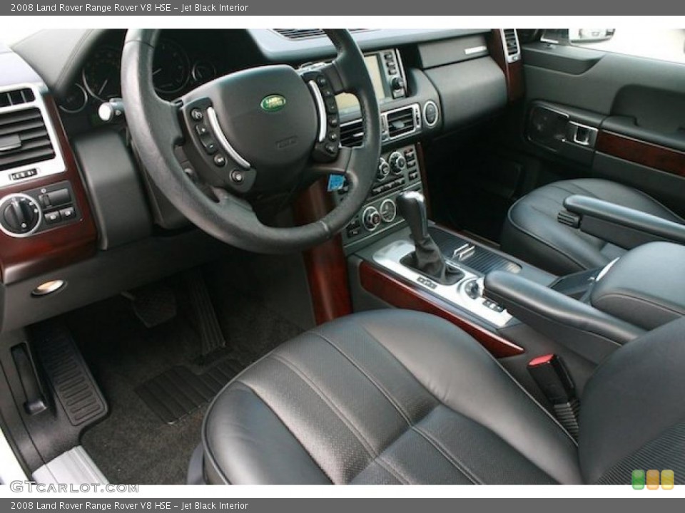 Jet Black Interior Photo for the 2008 Land Rover Range Rover V8 HSE #46976958