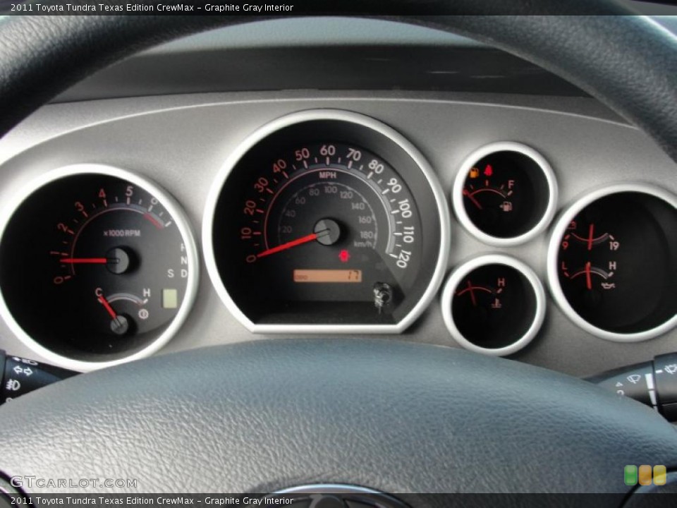 Graphite Gray Interior Gauges for the 2011 Toyota Tundra Texas Edition CrewMax #46977021