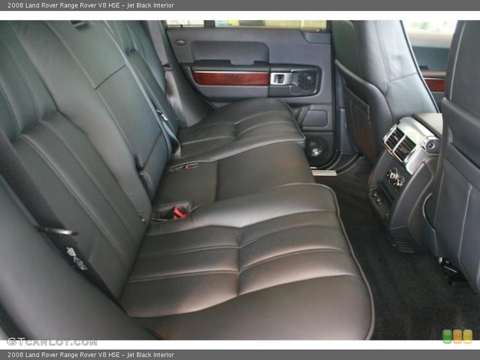 Jet Black Interior Photo for the 2008 Land Rover Range Rover V8 HSE #46977081