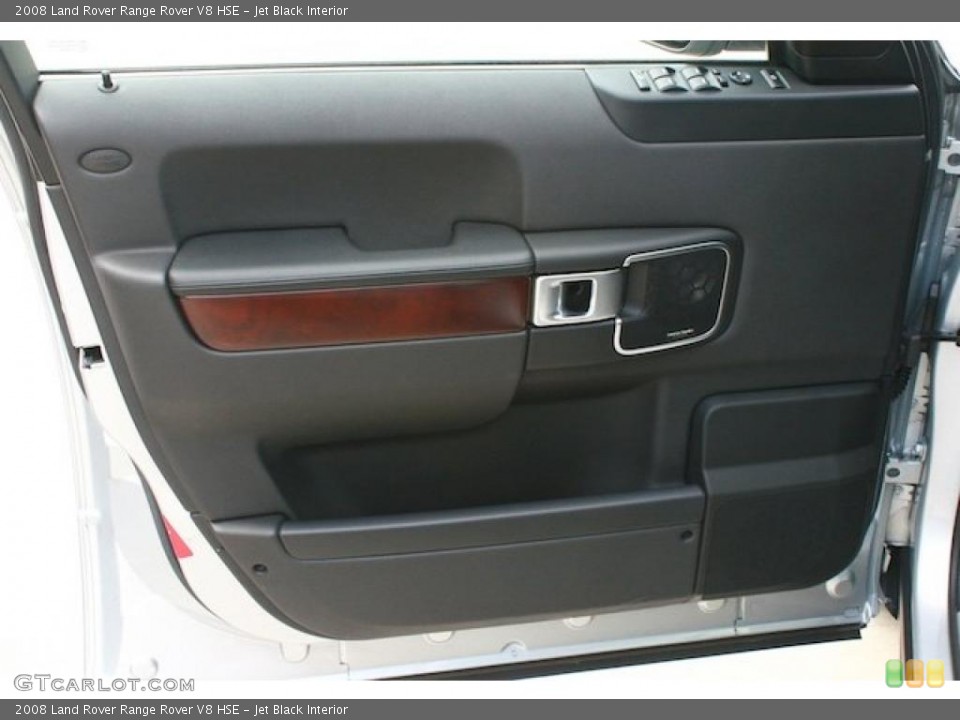 Jet Black Interior Door Panel for the 2008 Land Rover Range Rover V8 HSE #46977231