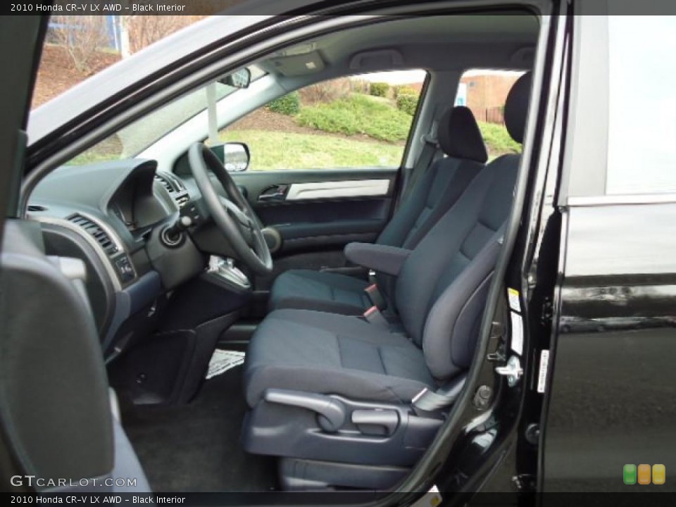 Black Interior Photo for the 2010 Honda CR-V LX AWD #46977621