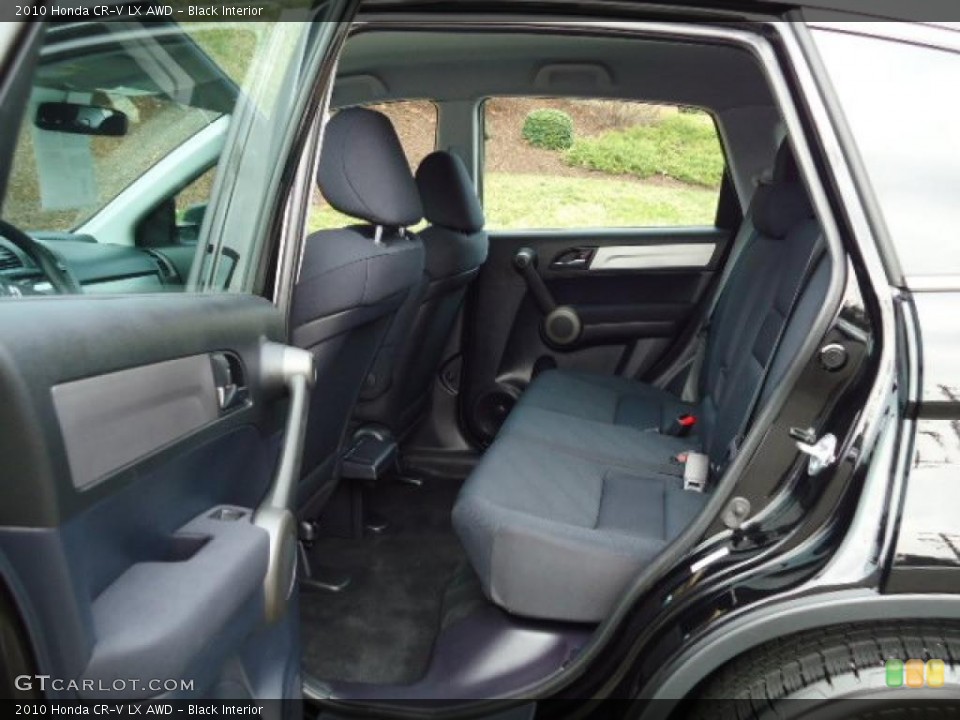 Black Interior Photo for the 2010 Honda CR-V LX AWD #46977639