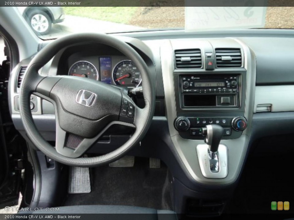 Black Interior Dashboard for the 2010 Honda CR-V LX AWD #46977723