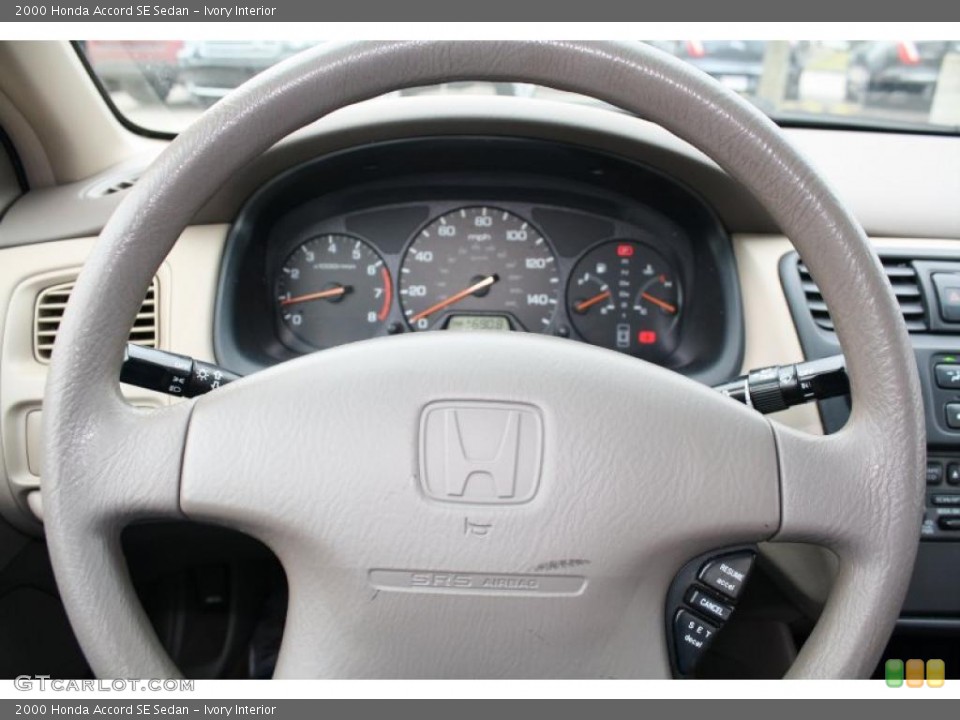 Ivory Interior Steering Wheel for the 2000 Honda Accord SE Sedan #46977981