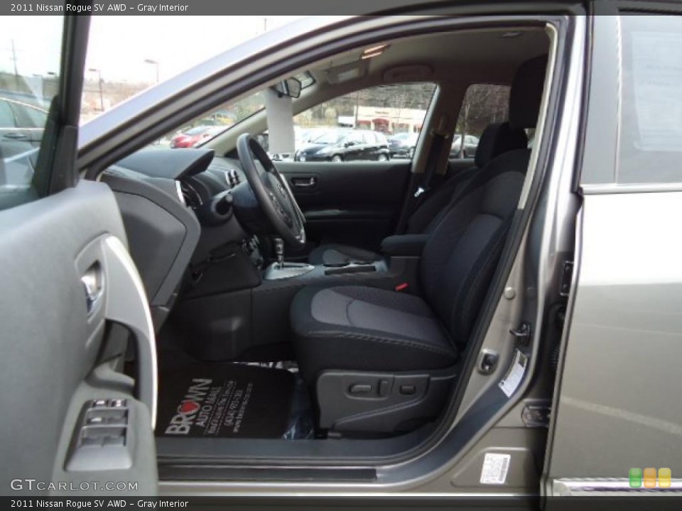 Gray Interior Photo for the 2011 Nissan Rogue SV AWD #46978260