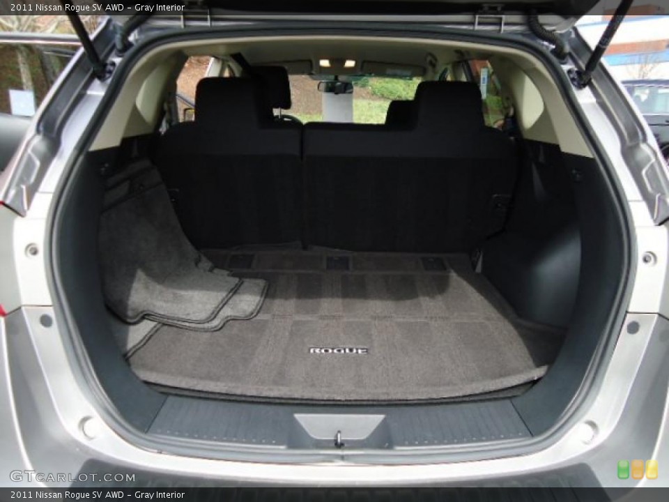 Gray Interior Trunk for the 2011 Nissan Rogue SV AWD #46978290