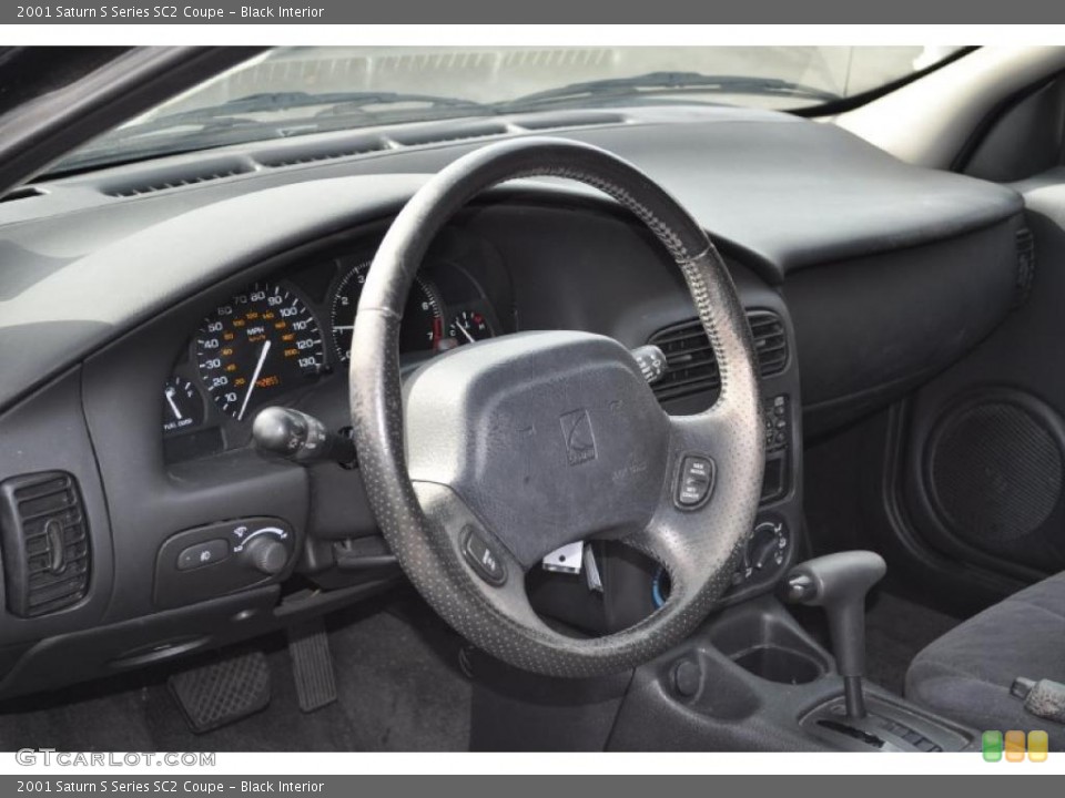 Black Interior Dashboard for the 2001 Saturn S Series SC2 Coupe #46978857
