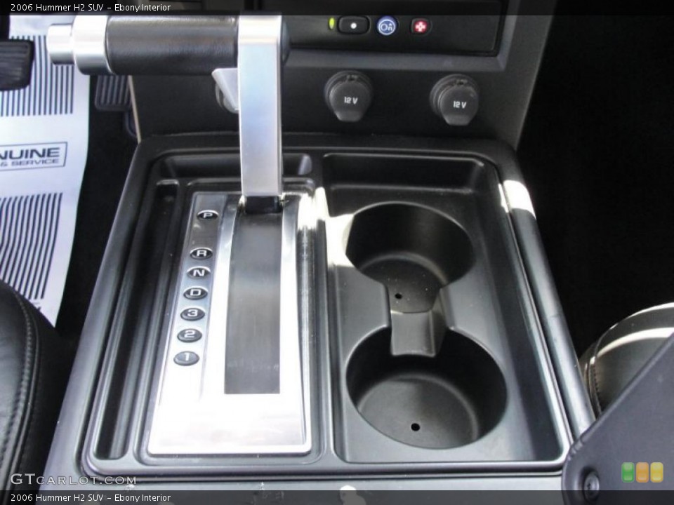 Ebony Interior Transmission for the 2006 Hummer H2 SUV #46979196