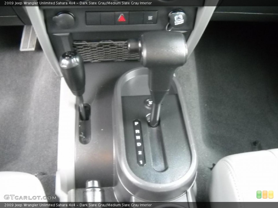 Dark Slate Gray/Medium Slate Gray Interior Transmission for the 2009 Jeep Wrangler Unlimited Sahara 4x4 #46979409