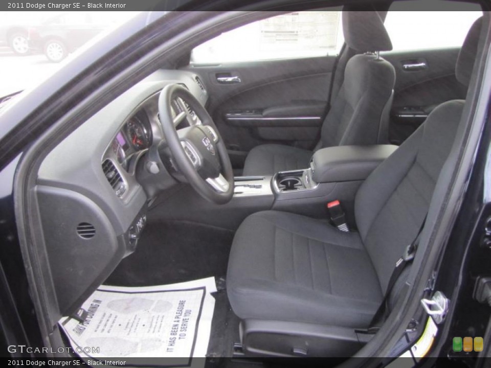 Black Interior Photo for the 2011 Dodge Charger SE #46981002