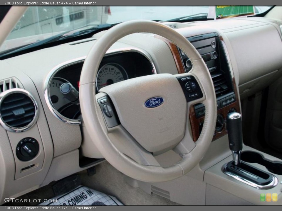 Camel Interior Steering Wheel for the 2008 Ford Explorer Eddie Bauer 4x4 #46982766