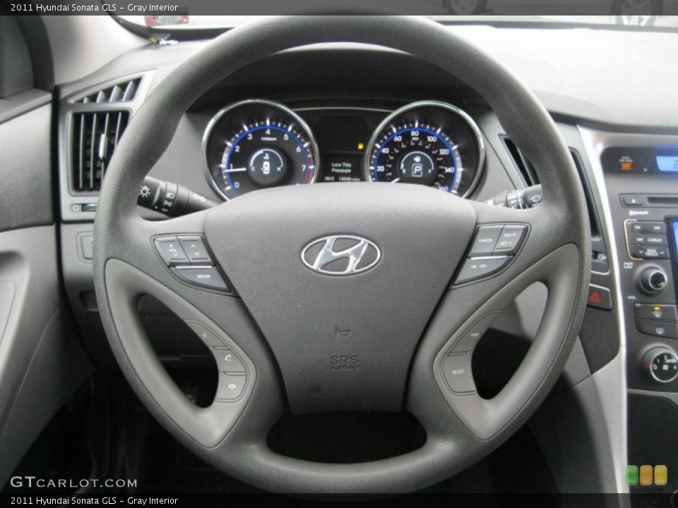 Gray Interior Steering Wheel for the 2011 Hyundai Sonata GLS #46983129