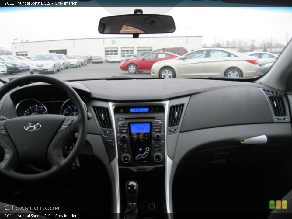 Gray Interior Dashboard for the 2011 Hyundai Sonata GLS #46983393