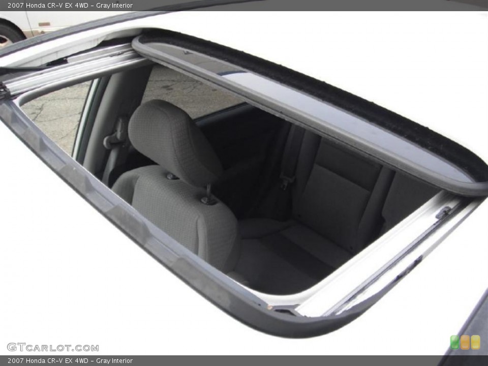 Gray Interior Sunroof for the 2007 Honda CR-V EX 4WD #46986048