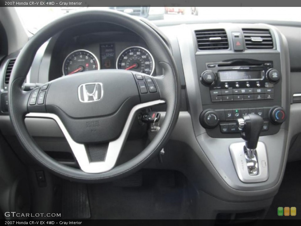 Gray Interior Dashboard for the 2007 Honda CR-V EX 4WD #46986117