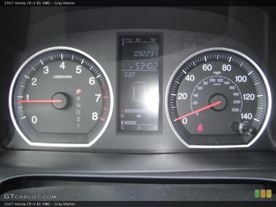 Gray Interior Gauges for the 2007 Honda CR-V EX 4WD #46986126