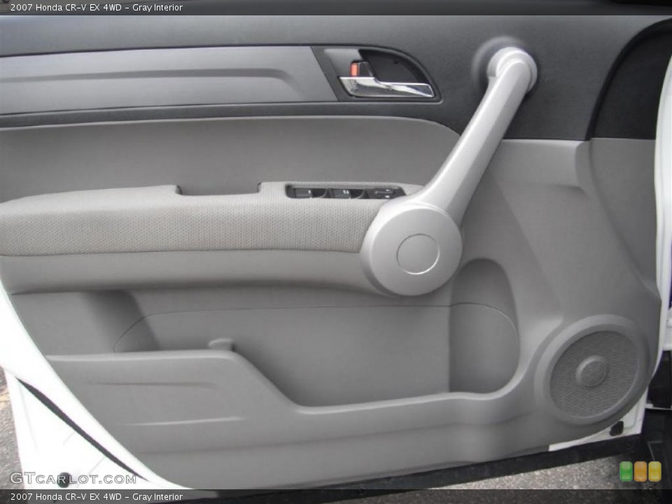 Gray Interior Door Panel for the 2007 Honda CR-V EX 4WD #46986171