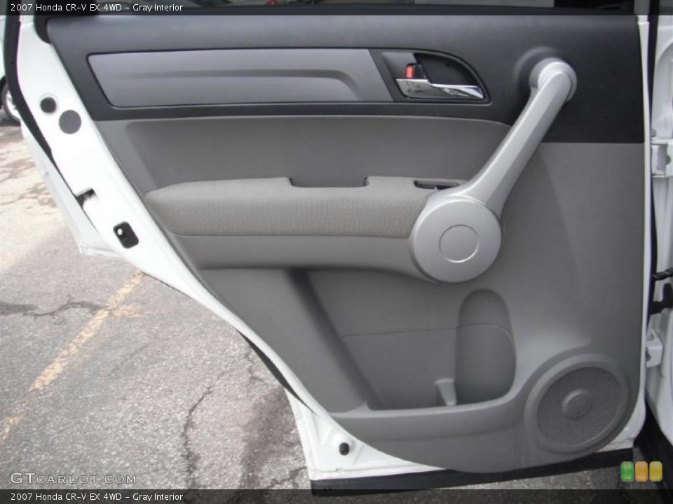 Gray Interior Door Panel for the 2007 Honda CR-V EX 4WD #46986195