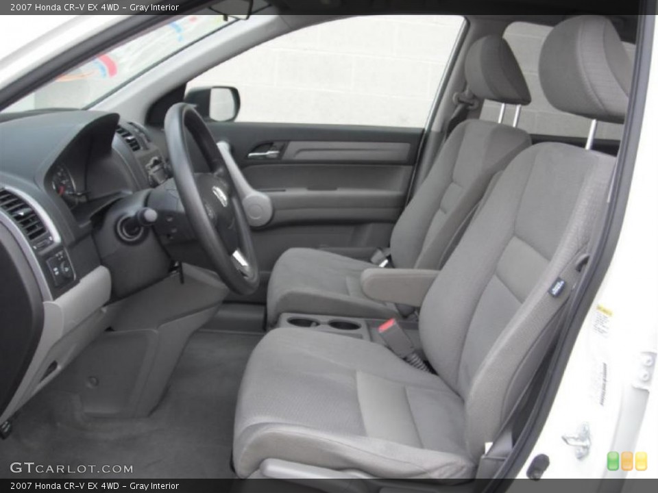 Gray Interior Photo for the 2007 Honda CR-V EX 4WD #46986225