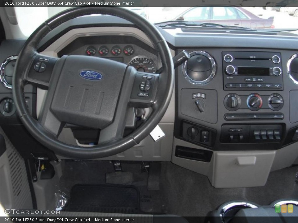 Medium Stone Interior Dashboard for the 2010 Ford F250 Super Duty FX4 Crew Cab 4x4 #46987683