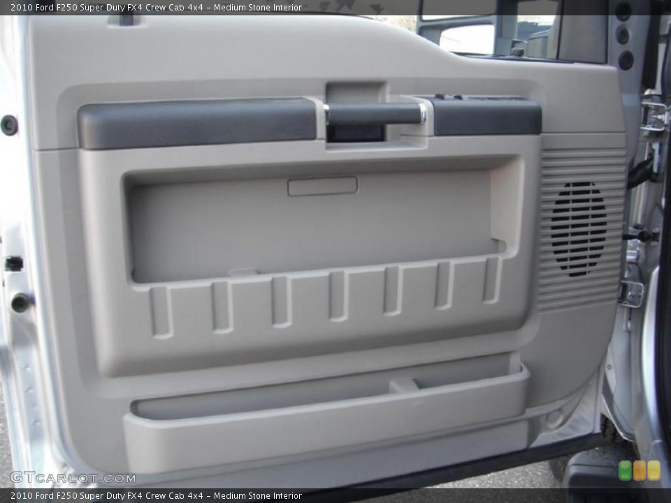 Medium Stone Interior Door Panel for the 2010 Ford F250 Super Duty FX4 Crew Cab 4x4 #46987734