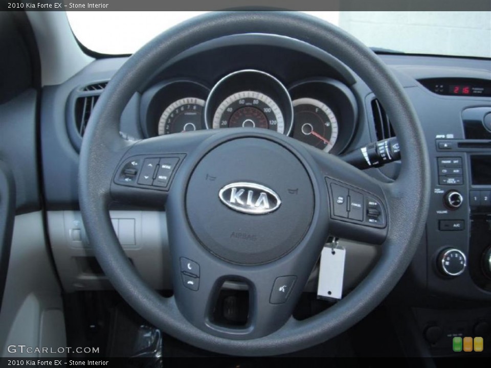 Stone Interior Steering Wheel for the 2010 Kia Forte EX #46988097