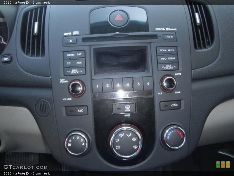 Stone Interior Controls for the 2010 Kia Forte EX #46988130