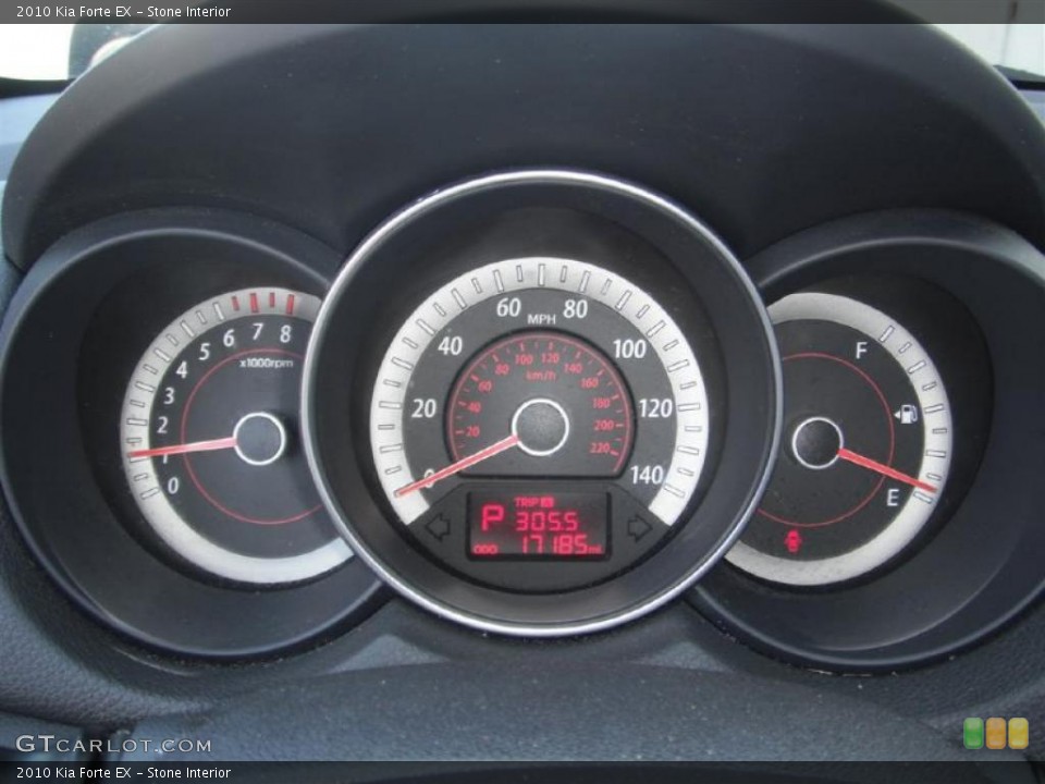 Stone Interior Gauges for the 2010 Kia Forte EX #46988187