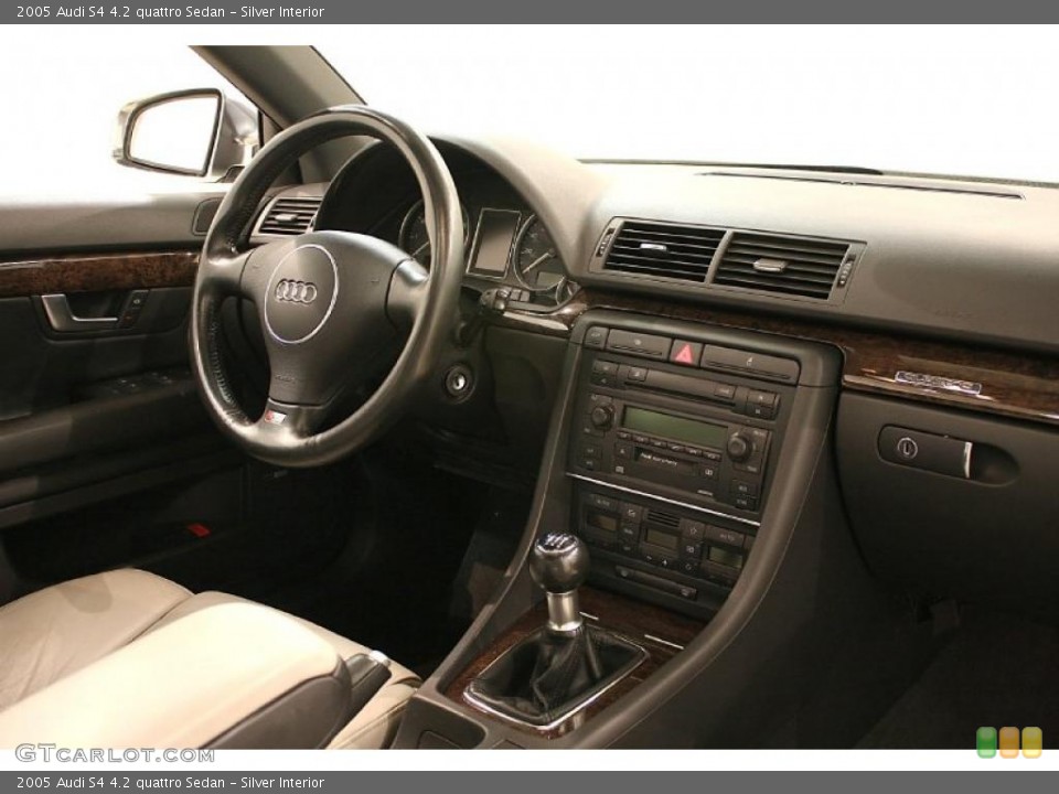 Silver Interior Dashboard for the 2005 Audi S4 4.2 quattro Sedan #46989831
