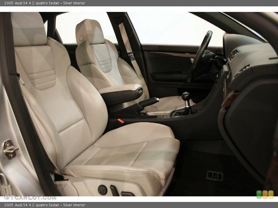 Silver Interior Photo for the 2005 Audi S4 4.2 quattro Sedan #46989846