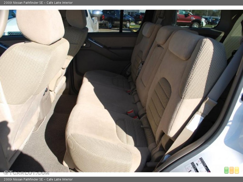Cafe Latte Interior Rear Seat for the 2009 Nissan Pathfinder SE #46990476