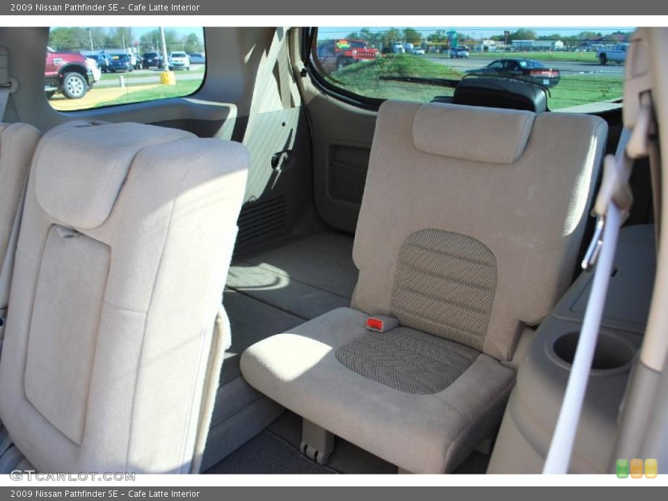 Cafe Latte Interior Rear Seat for the 2009 Nissan Pathfinder SE #46990491