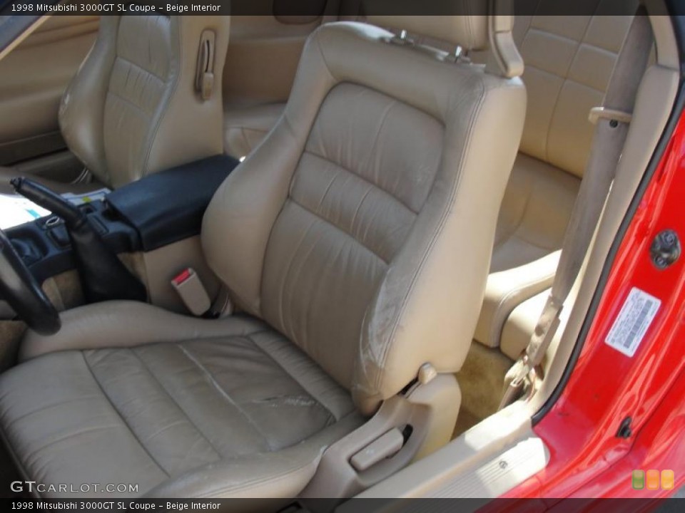 Beige 1998 Mitsubishi 3000GT Interiors