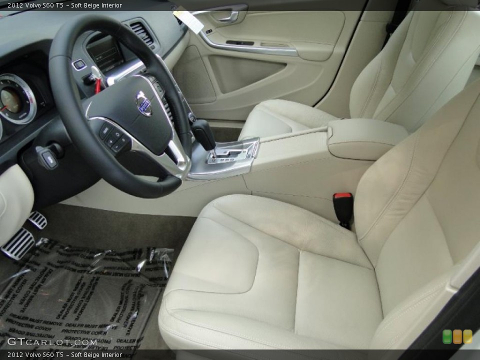 Soft Beige Interior Photo for the 2012 Volvo S60 T5 #46991349