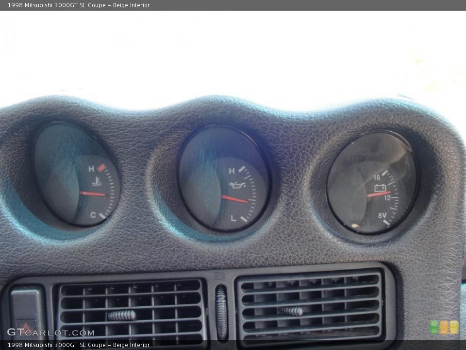 Beige Interior Gauges for the 1998 Mitsubishi 3000GT SL Coupe #46991400