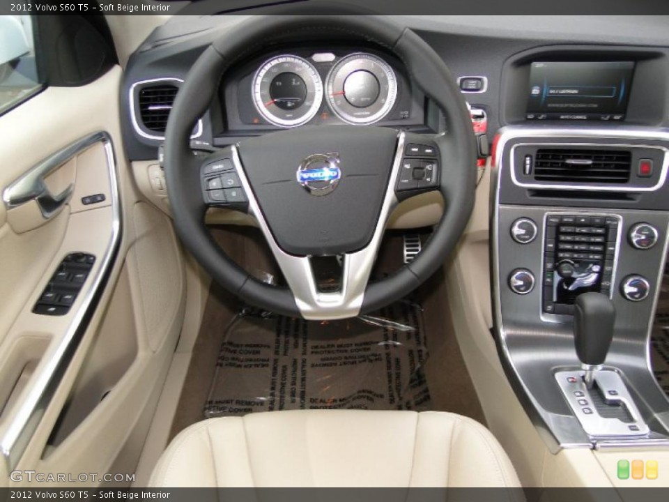 Soft Beige Interior Controls for the 2012 Volvo S60 T5 #46991436