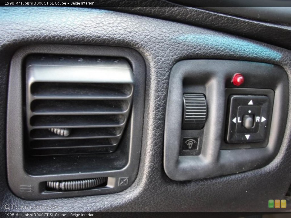 Beige Interior Controls for the 1998 Mitsubishi 3000GT SL Coupe #46991505