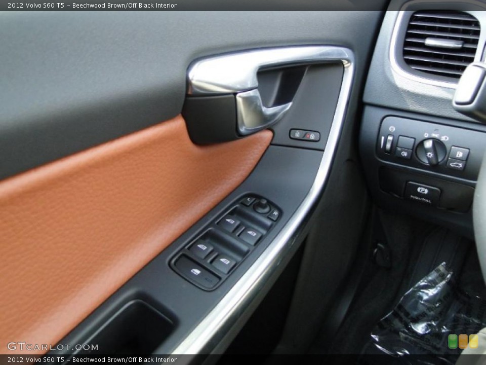 Beechwood Brown/Off Black Interior Controls for the 2012 Volvo S60 T5 #46991775